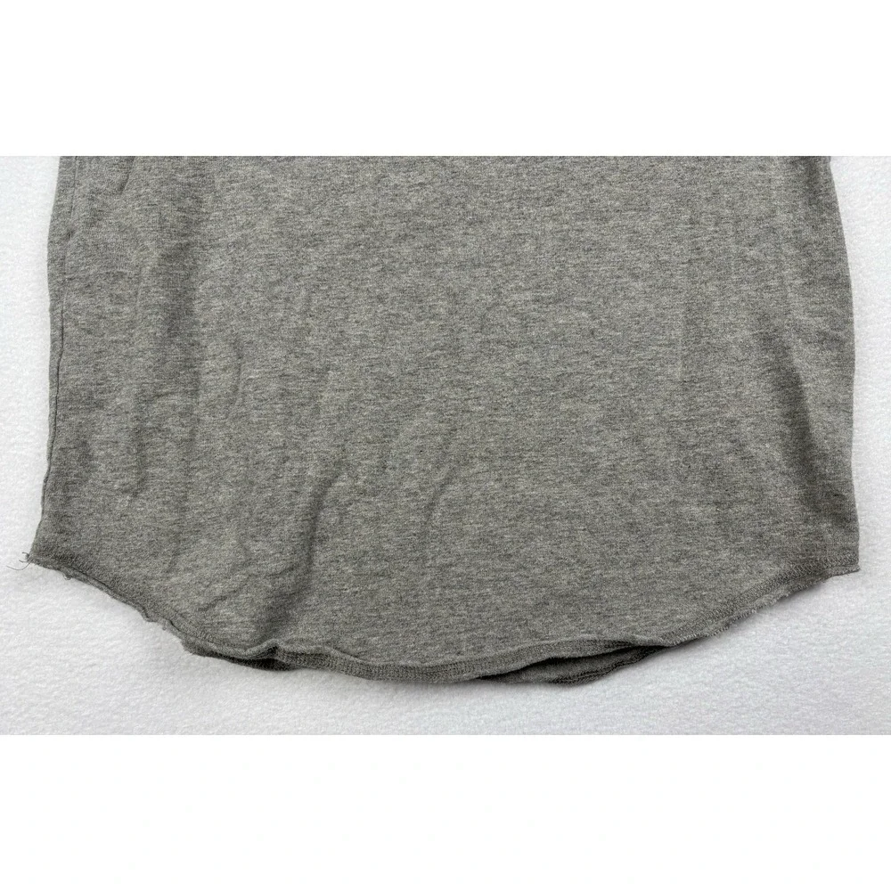 Fear‎ of God Essentials Kids Raglan T Shirt Youth 6/7 Grey Black Logo Tee